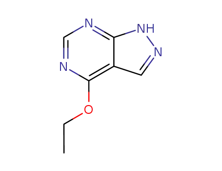 Molecular Structure of 32353-19-8 (4-ethoxy-1H-pyrazolo[3,4-d]pyrimidine)