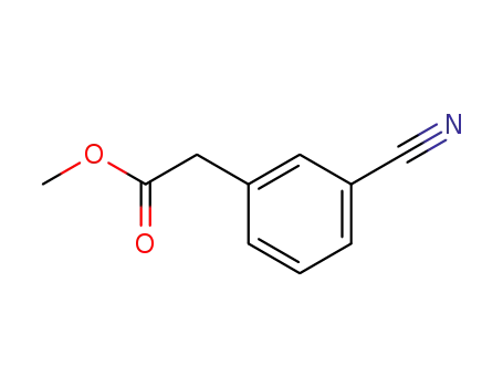 Molecular Structure of 52798-00-2 (METHYL (3-CYANOPHENYL)ACETATE)