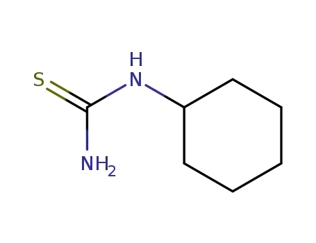 Molecular Structure of 5055-72-1 (1-CYCLOHEXYL-2-THIOUREA)