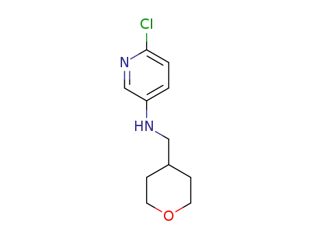 Molecular Structure of 1378034-61-7 ((6-chloro-pyridin-3-yl)-(tetrahydro-pyran-4-ylmethyl)-amine)