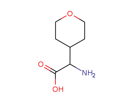 Molecular Structure of 53284-84-7 (AMINO-(TETRAHYDRO-PYRAN-4-YL)-ACETIC ACID)