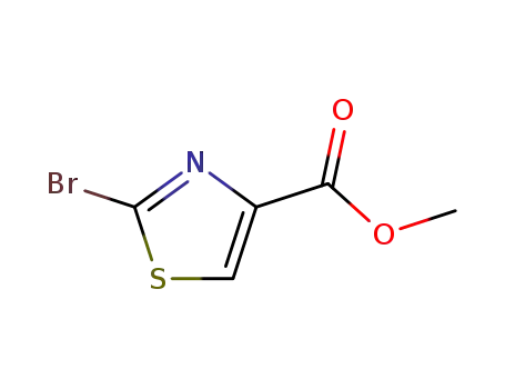 Molecular Structure of 170235-26-4 (Methyl 2-bromothiazole-4-carboxylate)