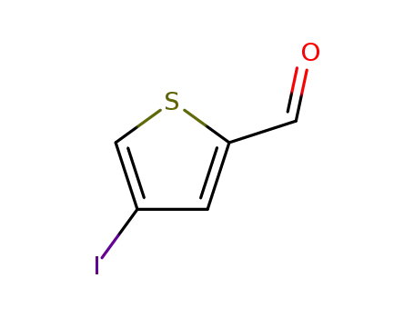 Molecular Structure of 18812-38-9 (4-Iodo-2-thiophenecarbaldehyde)