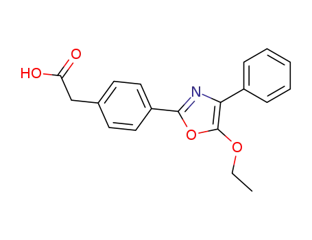 Benzeneacetic acid, 4-(5-ethoxy-4-phenyl-2-oxazolyl)-