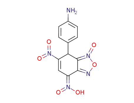 Molecular Structure of 84802-78-8 (4-(5,7-dinitro-3-oxido-1,4-dihydro-2,1,3-benzoxadiazol-4-yl)aniline)