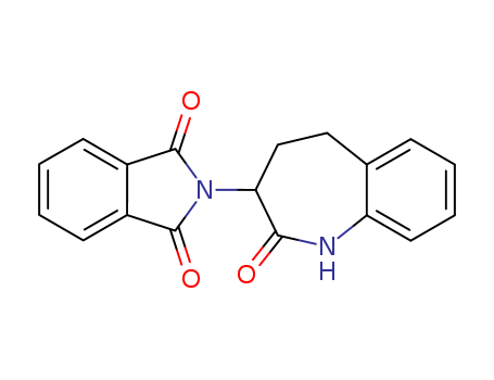 2-(2-Oxo-2,3,4,5-tetrahydro-1H-1-benzazepin-3-yl)-2,3-dihydro-1H-isoindole-1,3-dione(105260-10-4)