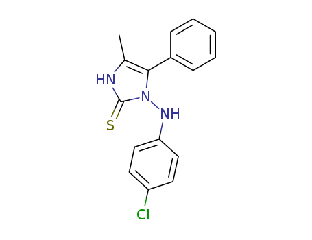2H-Imidazole-2-thione,1-[(4-chlorophenyl)amino]-1,3-dihydro-4-methyl-5-phenyl-
