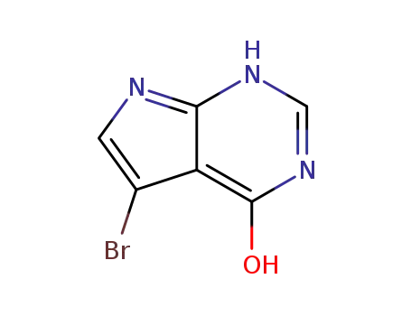 Molecular Structure of 22276-97-7 (7-bromo-2,4,9-triazabicyclo[4.3.0]nona-3,7,10-trien-5-one)