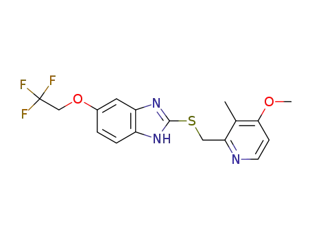 1H-Benzimidazole,
2-[[(4-methoxy-3-methyl-2-pyridinyl)methyl]thio]-5-(2,2,2-trifluoroethoxy)-