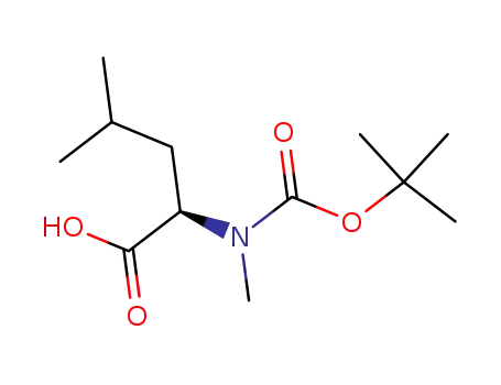Molecular Structure of 89536-84-5 (Boc-N-methyl-D-leucine)