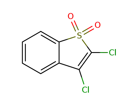 Molecular Structure of 5461-77-8 (2,3-dichlorobenzothiophene 1,1-dioxide)
