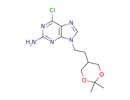 9H-Purin-2-amine, 6-chloro-9-[2-(2,2-dimethyl-1,3-dioxan-5-yl)ethyl]-