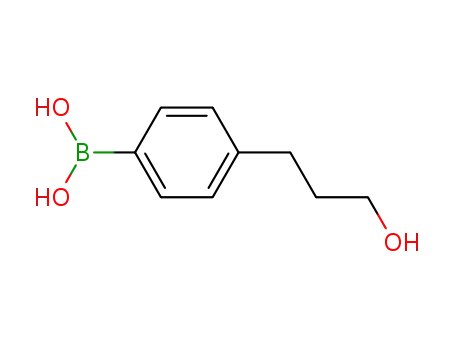 Molecular Structure of 850568-48-8 (4-(3-HYDROXYPROPYL)BENZENEBORONIC ACID)