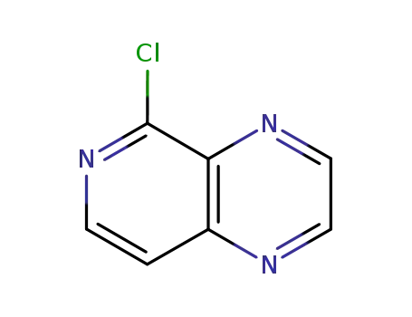 Molecular Structure of 214045-82-6 (5-CHLOROPYRIDO[4,3-B]PYRAZINE)