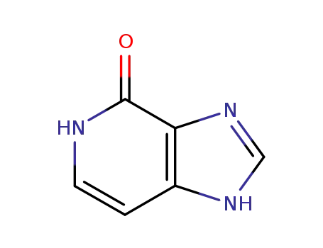 Molecular Structure of 3243-24-1 (4,7,9-Triazabicyclo[4.3.0]nona-2,7,10-trien-5-one)