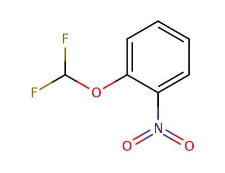 Molecular Structure of 22225-77-0 (2-(DIFLUOROMETHOXY)NITROBENZENE)
