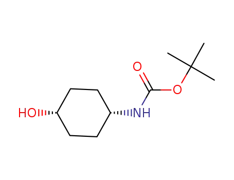 Molecular Structure of 167081-25-6 (TERT-BUTYL CIS-4-HYDROXYCYCLOHEXYLCARBAMATE)