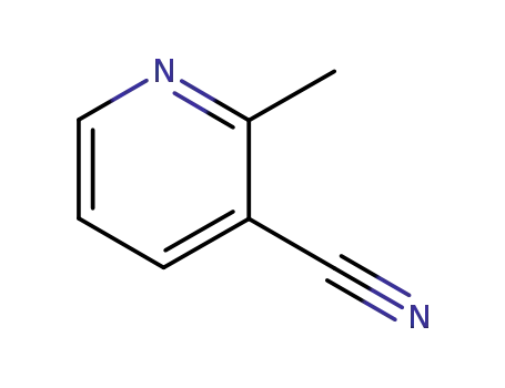 Molecular Structure of 1721-23-9 (3-Cyano-2-methylpyridine)