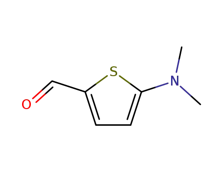 Molecular Structure of 24372-46-1 (5-(DIMETHYLAMINO)THIOPHENE-2-CARBALDEHYDE)