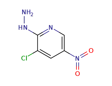 Molecular Structure of 22353-43-1 (3-CHLORO-2-HYDRAZINO-5-NITROPYRIDINE)