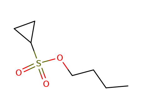 Molecular Structure of 83635-12-5 (Butyl Cyclopropanesulfonate)