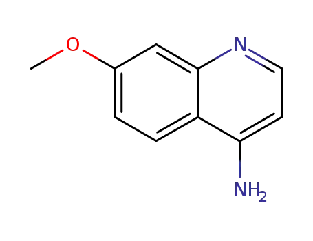 Molecular Structure of 103040-78-4 (4-AMINO-7-METHOXYLQUINOLINE)