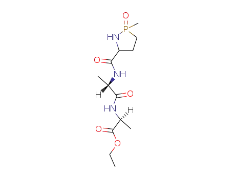 N-L-(2-methyl-2-oxo-1,2-azaphospholidin-5-ylcarbonyl)-L-alanyl-L-alanine ethyl ester