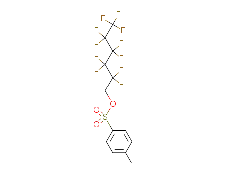 Molecular Structure of 355-77-1 (1H,1H-PERFLUOROHEXYL P-TOLUENESULFONATE)