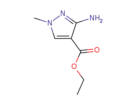 Molecular Structure of 21230-43-3 (PYRAZOLE-4-CARBOXYLIC ACID, 3-AMINO-1-METHYL-, ETHYL ESTER)