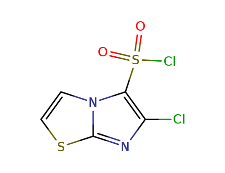 6-CHLOROIMIDAZO[2,1-B]THIAZOLE-5-SULFONYL CHLORIDE  CAS NO.150020-64-7