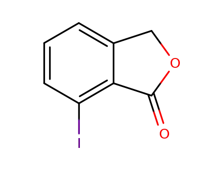 Molecular Structure of 105694-46-0 (1(3H)-Isobenzofuranone, 7-iodo-)