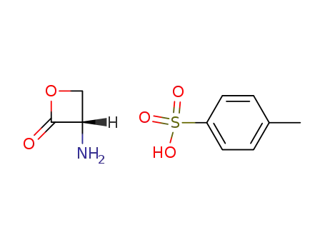 Molecular Structure of 112839-95-9 ((S)-3-Amino-2-oxetanone p-toluenesulfonic acid salt)