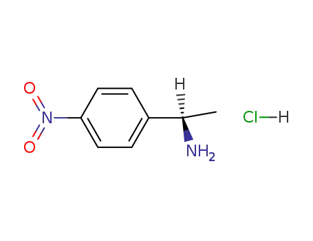Molecular Structure of 57233-86-0 ((S)-1-(4-Nitrophenyl)ethylamine hydrochloride)
