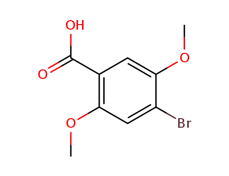 Molecular Structure of 35458-39-0 (4-BROMO-2,5-DIMETHOXYBENZOIC ACID)