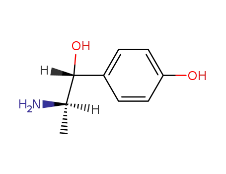 Molecular Structure of 771-91-5 ((1S,2S)-2-AMINO-1-(4-HYDROXYPHENYL)PROPANE-1-OL)