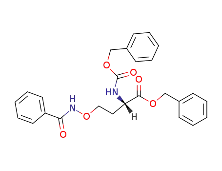 benzyl L-2-<(carbobenzyloxy)amino>-4-(benzamidooxy)butyrate