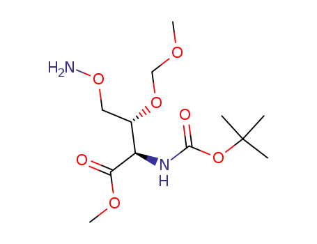D-Threonine,
4-(aminooxy)-N-[(1,1-dimethylethoxy)carbonyl]-O-(methoxymethyl)-,
methyl ester