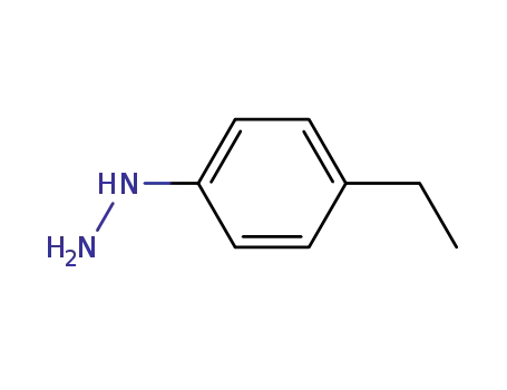 Molecular Structure of 54840-34-5 ((4-Ethyl-phenyl)-hydrazine)