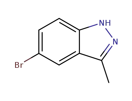 Molecular Structure of 552331-16-5 (5-BROMO-3-METHYL-1H-INDAZOLE)