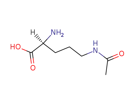 Molecular Structure of 2185-16-2 (N(delta)-acetylornithine)