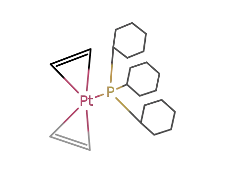 Molecular Structure of 57158-83-5 (bis(ethylene)(tricyclohexylphosphine)platinum)