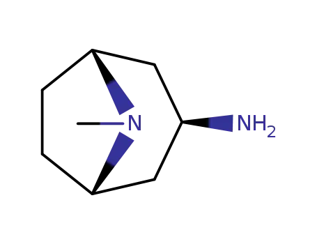 Molecular Structure of 81487-04-9 (exo-8-Methyl-3-aMino-azabicyclo[3.2.1]octane)