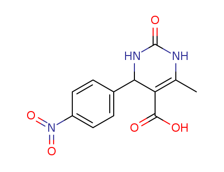1,2,3,4-TETRAHYDRO-6-METHYL-4-(4-NITROPHENYL)-2-OXO-5-PYRIMIDINECARBOXYLIC?ACIDCAS