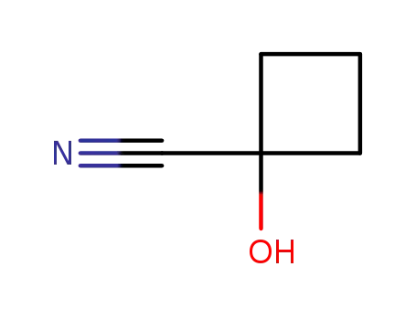 Molecular Structure of 55767-58-3 (Cyclobutanecarbonitrile, 1-hydroxy-)