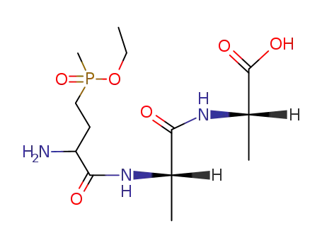 (S)-2-{(S)-2-[2-Amino-4-(ethoxy-methyl-phosphinoyl)-butyrylamino]-propionylamino}-propionic acid