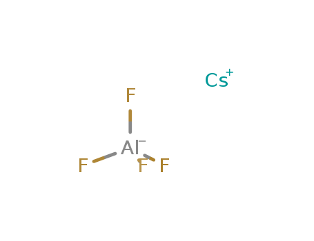 Aluminate(1-), tetrafluoro-,cesium, (T-4)- (9CI)