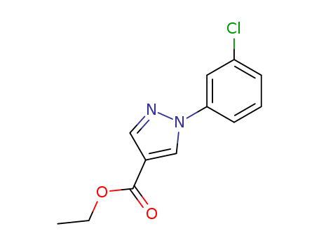 1H-Pyrazole-4-carboxylic acid, 1-(3-chlorophenyl)-, ethyl ester