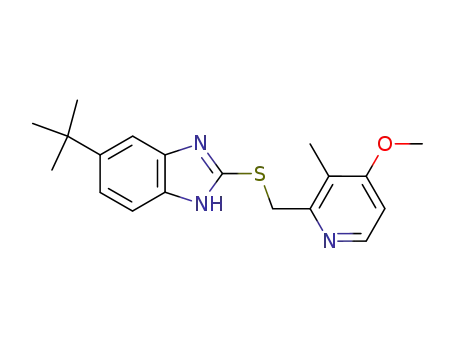 5-tert-Butyl-2-(4-methoxy-3-methyl-pyridin-2-ylmethylsulfanyl)-1H-benzoimidazole