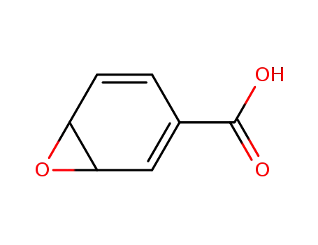 Molecular Structure of 51380-68-8 (7-Oxabicyclo[4.1.0]hepta-2,4-diene-3-carboxylic acid)