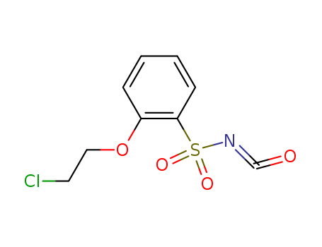 o-(β-chloro ethoxy)benzene sulfonyl isocyanate